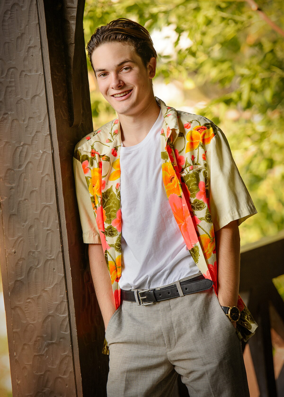 High school senior portrait in Spokane, WA by Scott Martinez Photography